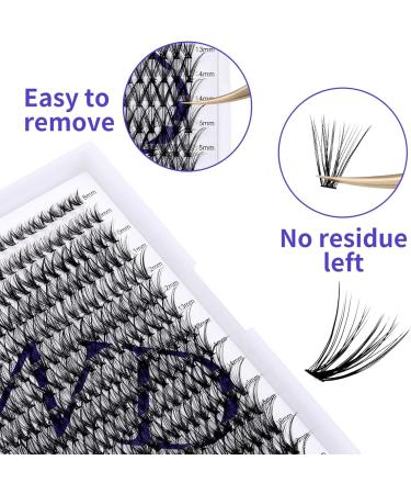300PCS CC Curl 30D 0.07mm Cluster Lashes Extension | 8-16mm Mixed Individual Eyelash Clusters | DIY Eyelash Extensions at Home - Buy Online on GoSupps.com