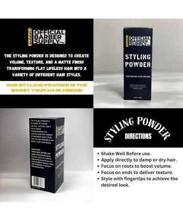 Styling Powder - Volumizing & Texturizing | Natural Matte Finish & Strong Hold for Messy Hairstyles - Shop Internationally - Buy Online on GoSupps.com