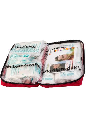 LEINA-WERKE REF 11008 Compact Vehicle First Aid Kit - DIN 13164 Certified Red | International Shipping Available - Buy Online on GoSupps.com