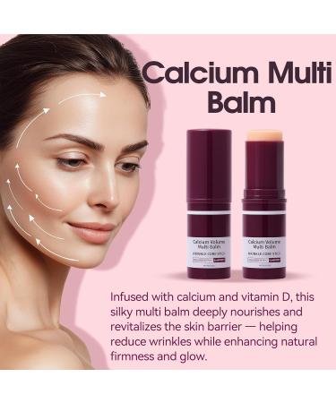 Fleur Luxxe Calcium Multi Balm Stick for Face Eyes Lips & Neck Korean Collagen Moisturizing Balm with Vitamin D & Shea Butter Firming Hydrating & Skin Barrier Care Stick for All Skin Types - Buy Online on GoSupps.com