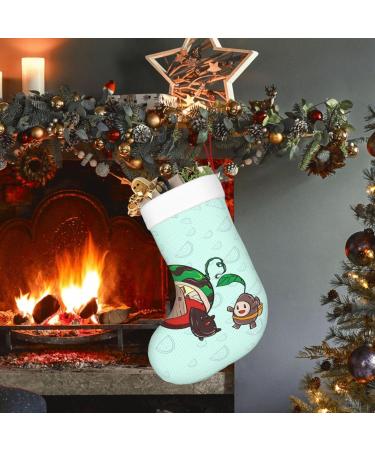 YYHHAOFA Sunflower Seeds Watermelon Seeds Prints Christmas Decorative Stockings : Soft Light and Tactile Suitable for Christmas Holiday Party - Buy Online on GoSupps.com