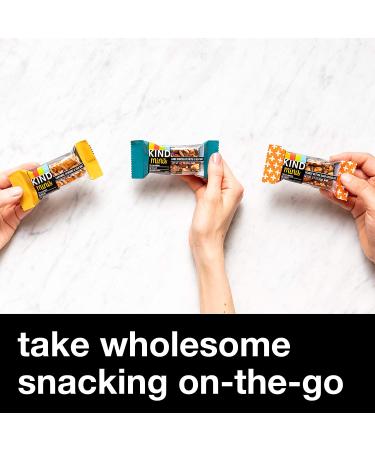 KIND Bar Minis Variety Pack - Dark Chocolate  Nuts  Caramel  Gluten-Free  Low Sugar - 30 Count (0.7 oz each) - Buy Online on GoSupps.com