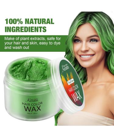 Buy Magic Master Hair Color Wax - Emerald Green | Temporary Keratin Hairstyle for Men & Women - Perfect for Parties & Cosplay - Buy Online on GoSupps.com