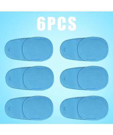 Luter 6-Piece Large Eye Flaps for Lazy Eye | Amblyopia & Strabismus for Kids & Adults (Blue) - International Shipping Available - Buy Online on GoSupps.com
