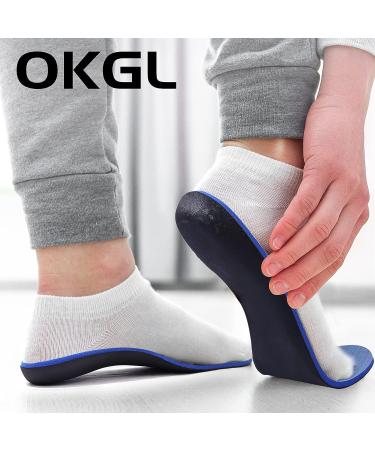 OKGL Arch Support Insoles for Plantar Fasciitis Pain Relief - Men 4-5.5/Women 6-7.5 - Buy Online on GoSupps.com