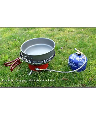 AIROKA Aluminum Alloy Non-Stick Medium Frying Pan - Folding Handle for Camping, Picnic, Hiking - Buy Online on GoSupps.com