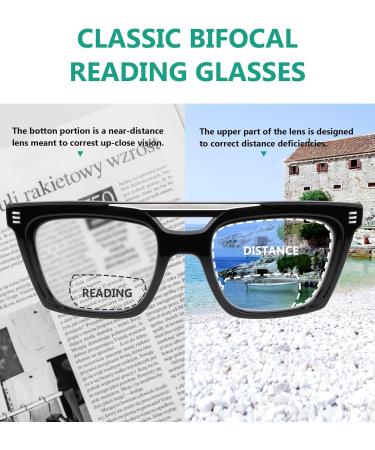 Eyekepper 4-Pack Bifocal Reading Glasses for Women - Small Lens 2.0x Magnification Clear Lens Stylish Colors - International Shipping Available - Buy Online on GoSupps.com