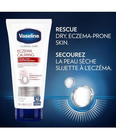 Vaseline Clinical Care Body Cream lotion for eczema prone skin Eczema Calming Therapy Cream with Colloidal Oatmeal Skin Protectant to provide instant relief for dry itchy skin 200 ml 3 pack - Buy Online on GoSupps.com