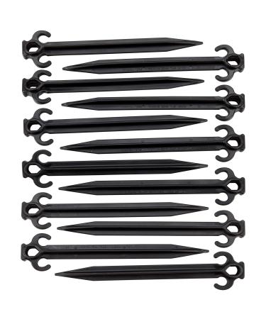 Holiday Joy - 12 All Purpose Commercial Grade Tent Stakes - Great for Seasonal Outdoor Displays, Inflatables, Camping Tents, Lawn Stakes