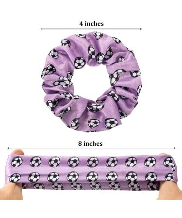 Syhood 16-Piece Soccer Hair Scrunchies - Elastic Hair Ties for Girls & Women Players, Coaches, Teams | Sport Hair Accessories - Buy Online on GoSupps.com