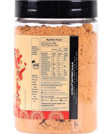 South Indian Style Instant Tomato Coconut Chutney Powder 200G / 7Oz Nariyal Ki Chutney Just Water  - Buy Online on GoSupps.com