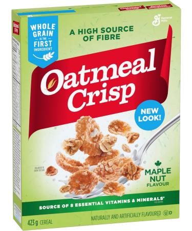 OATMEAL CRISP Maple Nut Flavour Cereal 423 Grams Package of Cereal Whole Grain is The First Ingredient - Buy Online on GoSupps.com