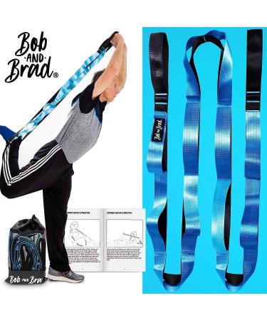 BOB AND BRAD 12 Loop Stretch Strap with Carry Bag for Stretching & Physical Therapy - Non-Elastic Yoga Strap for Pilates, Dance, Gymnastics, Athletic Trainers - Buy Online on GoSupps.com