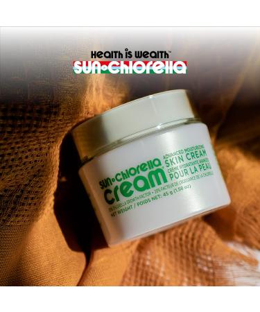 Sun Chlorella Cream Face Moisturizer - Deep Hydration & Anti-Aging - Natural Skin Care for Radiant Glow - Paraben Free 1.58oz - Buy Online on GoSupps.com