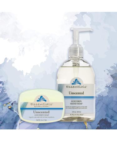 2-Pack 12oz Unscented Glycerine Soap by Clearly Natural - Gentle & Nourishing - Buy Online on GoSupps.com