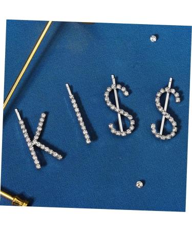 FOMIYES 3 Sets Kiss Hairpin Rhinestone Hair Clip Hair Barrettes for Girls Silver Hair Accessories Kids Hair Clips for Girls Hair Pin Small Hair Barrettes Diamond Child Decorate Rhinestones - Buy Online on GoSupps.com