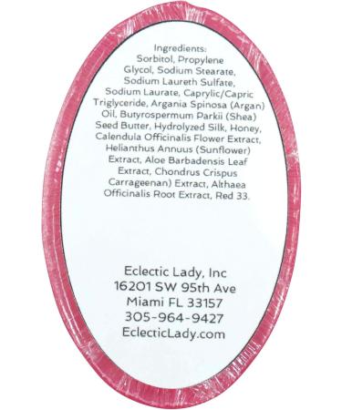 Buy Eclectic Lady Cherry Blossom Shampoo Soap Bar with Argan Oil & Silk Protein - All Natural 4 oz - Perfect for Healthy Hair Care - Buy Online on GoSupps.com