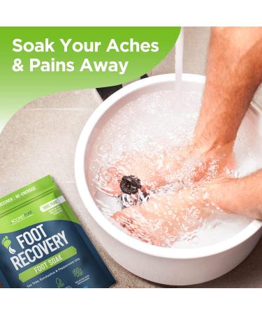 Tea Tree Foot Soak Salts for Foot Recovery - Epsom Salt Bath Soak for Dry Feet - Athletes Foot Soak - 2 Pack, 1lb Each - Buy Online on GoSupps.com