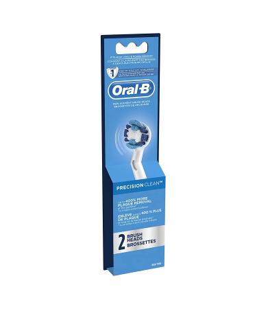 Oral-B Precision Clean Electric Toothbrush Replacement Brush Heads - 2ct Refills - Buy Online on GoSupps.com