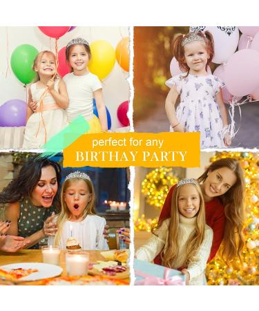 VoVii Silver Princess Crown Tiara for Girls - Birthday, Pageant, Cosplay & Prom - Buy Online on GoSupps.com