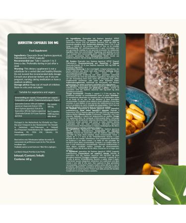 Cupplement Quercetine Capsules 500 mg 60 Capsules Immuun Singlepack - Buy Online on GoSupps.com