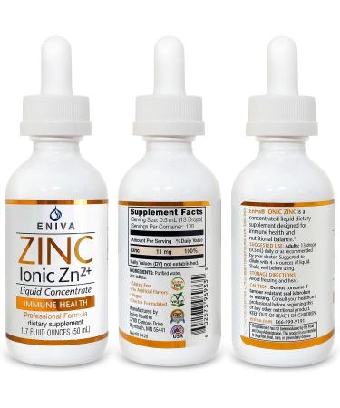 Eniva Ultra Concentrated Zinc Drops 1.7 oz - Immune Health Supplement - Buy Online on GoSupps.com