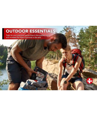 365 Piece First Aid Kit | Durable Hard Case | Wall-Mountable | Ideal for Home, Office, Car, Travel | For Emergencies, Camping, Hiking | Black - Buy Online on GoSupps.com