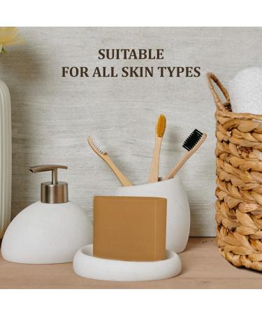Turmeric Soap Bar - Natural Acne & Dark Spot Cleanser | Organic Charcoal Face & Body Soap | Cruelty-Free & Sulfate-Free 4.2 oz - Buy Online on GoSupps.com