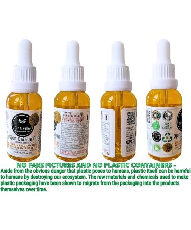 Nativilis Ojon Caiaue GOLDEN FRACTIONATED Oil - (Elaeis oleifera) NATURAL HAIR SKIN BOOSTER Rainforest Virgin Oil - revitalizes damaged follicles hair growth volumize and get tame frizz Copaiba - Buy Online on GoSupps.com