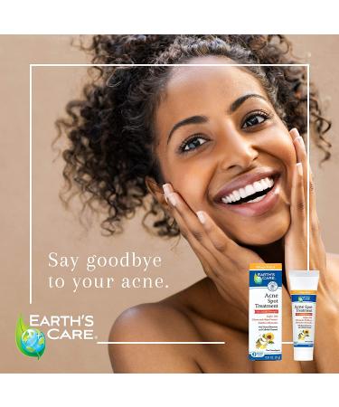 Earth's Care Acne Spot Treatment - 10% Sulfur Cream for Cystic Acne, Pimples & Blackheads (0.97 OZ) - Buy Online on GoSupps.com