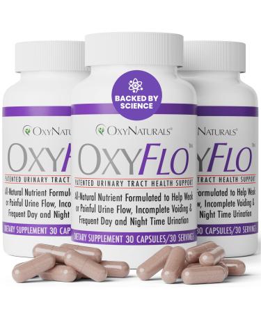OxyNaturals OxyFlo Bladder Control Supplement for Women & Men (90 Count (Pack of 3))