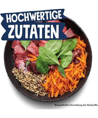 Pets Deli Wet Dog Food with Veal Quinoa Carrot Spinach & Sage Sugar & Gluten-Free 6 x 400g Pack - Buy Online on GoSupps.com