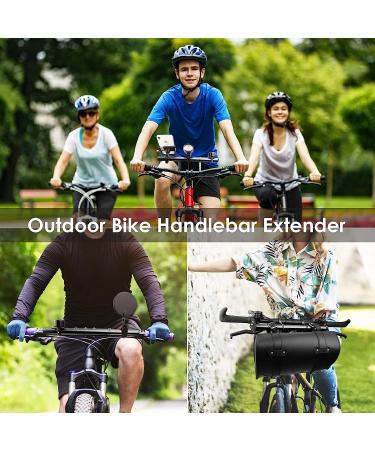 ZXIRANYUN Bicycle Handlebar Extender 11.8in - Aluminum Alloy Bracket Extension for Computer and Mobile Phone Holder - Black - Buy Online on GoSupps.com