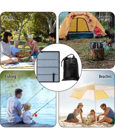 Waterproof Thermal Outdoor Seat Mat & Foldable Cushion - Portable Padding for Garden Stadium Hunting & Camping - Includes Carrying Bag - Buy Online on GoSupps.com