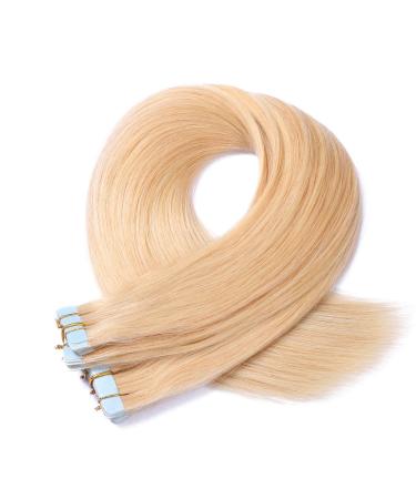 Buy #24 Gold Blonde Tape In Hair Extensions - 40cm Real Remy Hair - 50 Bricks (4cm Wide) - 100% Adhesive Tape by Novon Hair Extensions - Buy Online on GoSupps.com