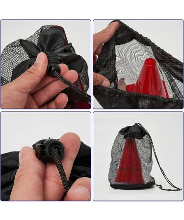 Kids Sports Training Cones Set - 24 Pack 7 Inch Agility Field Markers for Soccer, Football, Basketball Drills - Indoor/Outdoor Plastic Cone Set - Buy Online on GoSupps.com