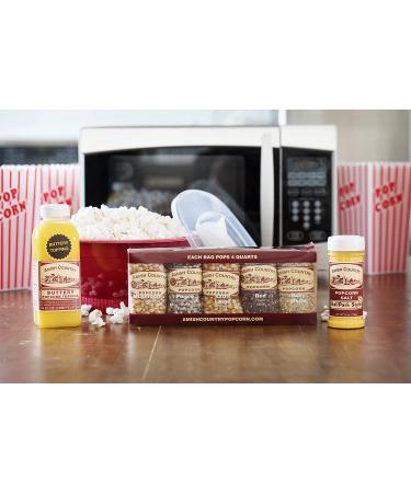 Amish Country Popcorn Gift Set - 10 Assorted 4oz Kernels with Recipe Guide - Buy Online on GoSupps.com