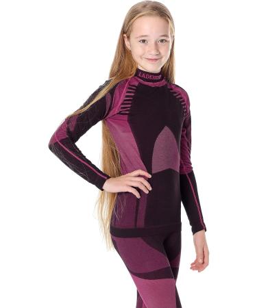 Ladeheid Children's Thermoactive Long Sleeve Shirt LASS0007 - Black/Pink (122-128) | International Shipping Available - Buy Online on GoSupps.com