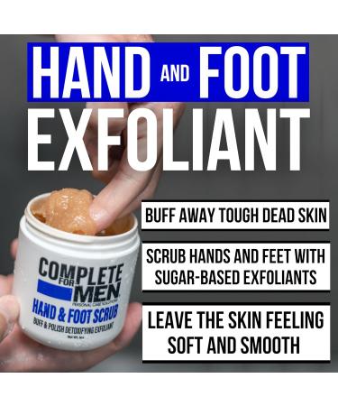 Exfoliating Hand & Foot Scrub - Sugar Scrub for Dry Skin Moisturizing Care | Ideal for Men & Women - Buy Online on GoSupps.com