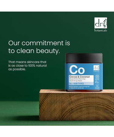 Dr Botanicals Cocoa & Coconut Superfood Reviving Hydrating Mask 60ml - Buy Online on GoSupps.com