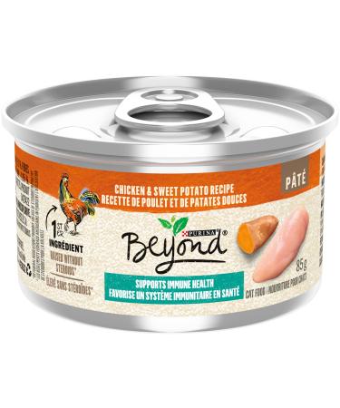 Beyond Wet Cat Food Chicken & Sweet Potato Pate - 85 g Can (12 Pack)