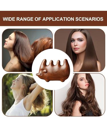 Portable Natural Wood Scalp Massage Comb - Wide Tooth Curb for Family & Friends | Perfect Birthday Gift - Buy Online on GoSupps.com