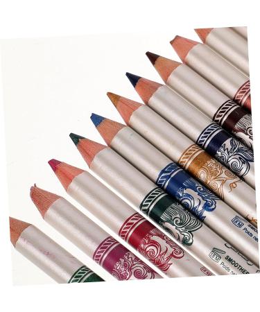 FRCOLOR Colors Eyeliner 12 Pieces Color Eyeliner Pencil Colored Pencils Colorful Colored s Makeup Lip Line Make Up Wooden Waterproof - Buy Online on GoSupps.com