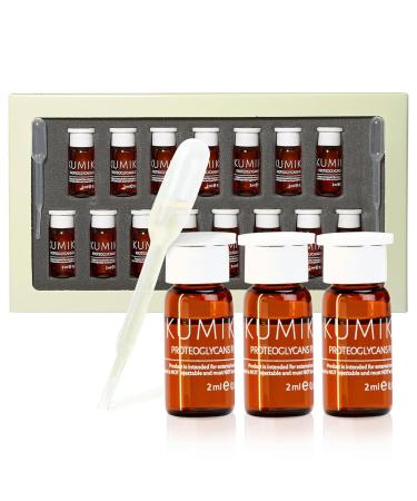 KUMIKO Ultimate Age Defying Matcha Revitalizing Facial Ampoule for Men and Women - Facial Serum Hydrates & Plumps Skin - Defend Restore and Rejuvenate All Skin Types with Vitamin C - 15 Vials