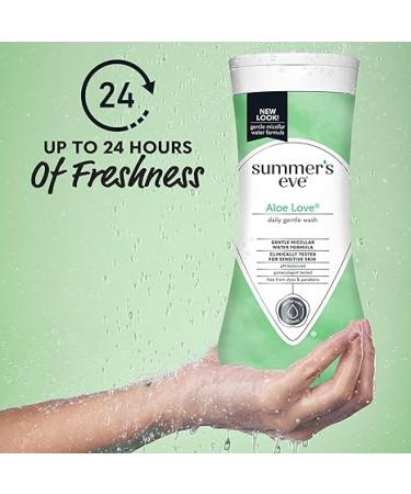 Summer's Eve 5 in 1 Cleansing Wash Aloe Love - 15 fl oz (444 ml) | Feminine Hygiene 3 pack - Buy Online on GoSupps.com