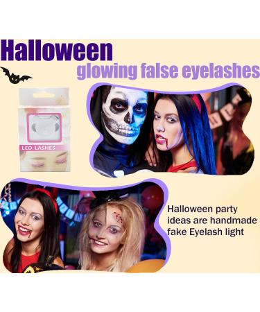 Buy Halloween Eye Shadow Eyelash Lamp - Reusable Self-Adhesive DIY for Masquerade & Cosplay - Buy Online on GoSupps.com