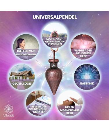 Esoteric Pendulum Drops Bronze | Universal Metal Pendulum for Geobiology Medicine Reiki Divination & Radionics - International Shipping - Buy Online on GoSupps.com