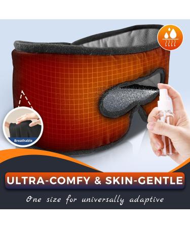 Sinus Pressure Relief Mask - Heated Face Mask for Headaches Sleep Aid & Stress Relief | 3 Heat Settings & Auto-Off Timer - Buy Online on GoSupps.com
