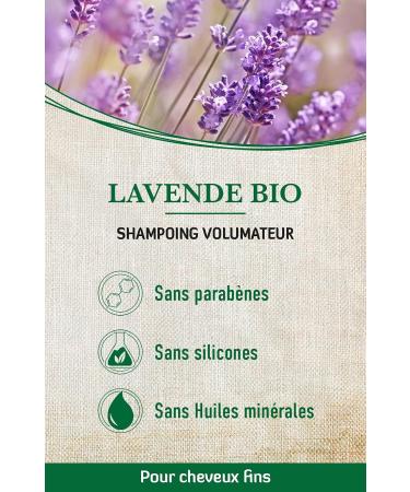 alkmene Organic Lavender Volumizing Shampoos - Shampoos for Fine and Flat Hair - Vegan Shampoo Without Silicone Parabens Mineral Oils SLS and SLES - Shampoos (3x 250 ml) - Buy Online on GoSupps.com
