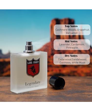 Lane Frost Legendary Cologne Legendary Frosted Cologne 3.4 fl oz - Buy Online on GoSupps.com